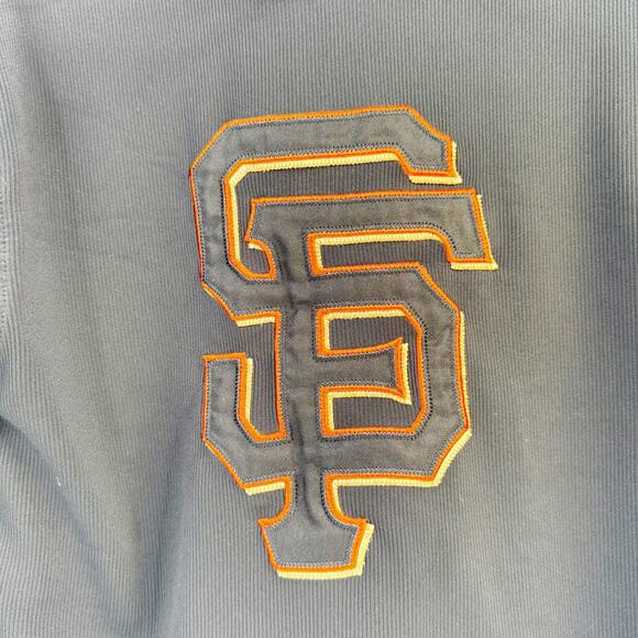 Stitches Unisex Black & Orange SF Giants Hoodie Small - Picture 2 of 4